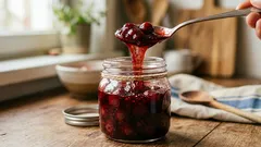 Tento čerešňový džem obsahuje menej cukru – a prirodzene zhustne sám od seba